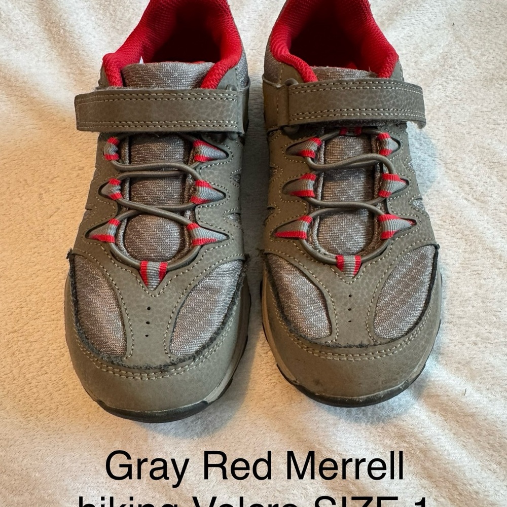 Merrell Kids' Sneakers in Gray and Red